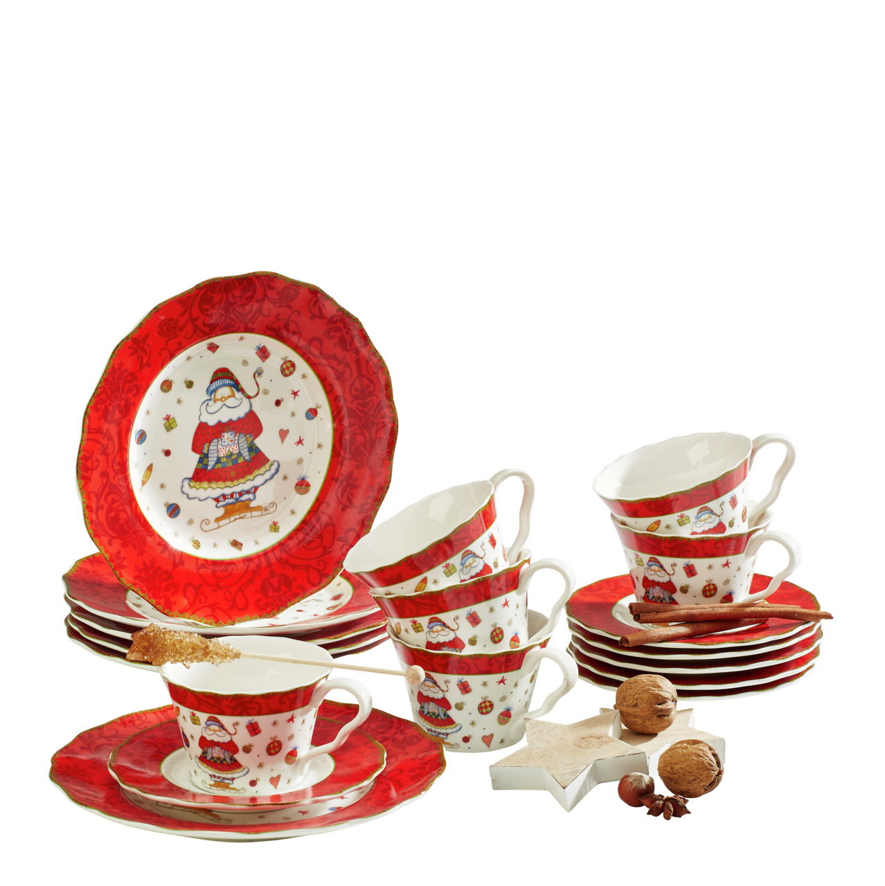 X-Mas Kaffeeservice 18-tlg.