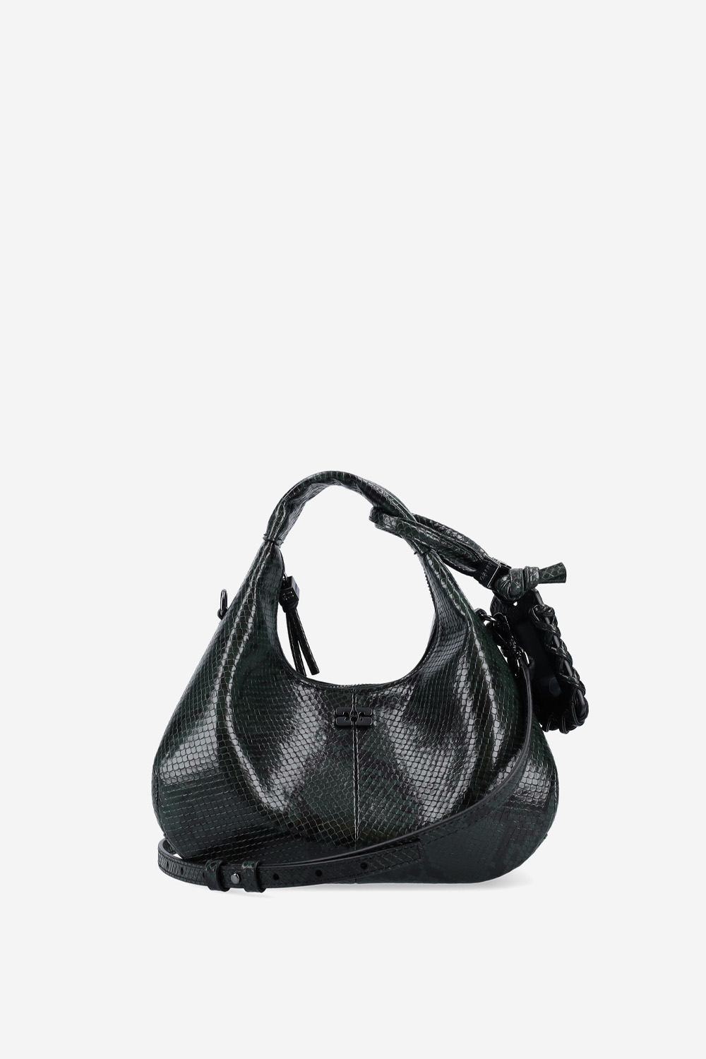 Hobo mini snake vegan leather crossbody