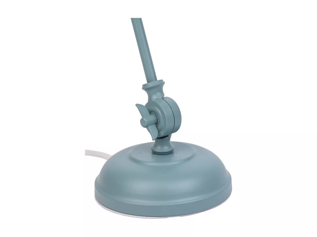 Lampe de bureau en métal gris 22x13x45h