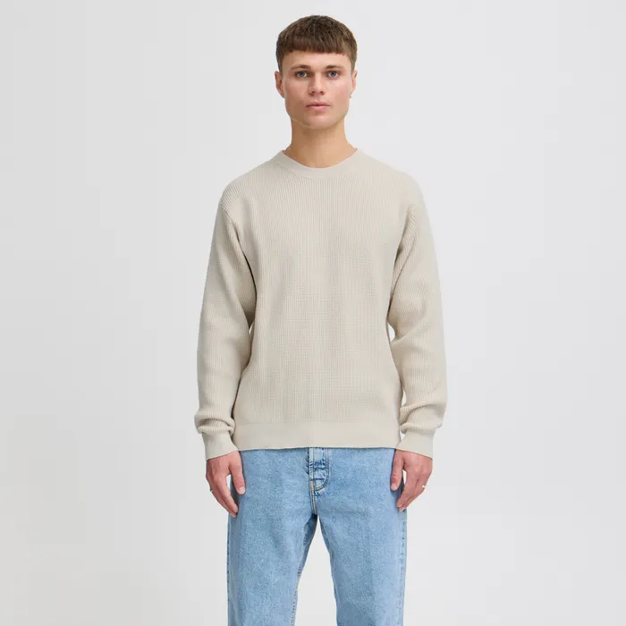 Solid Hami Knit Sweater Heren
