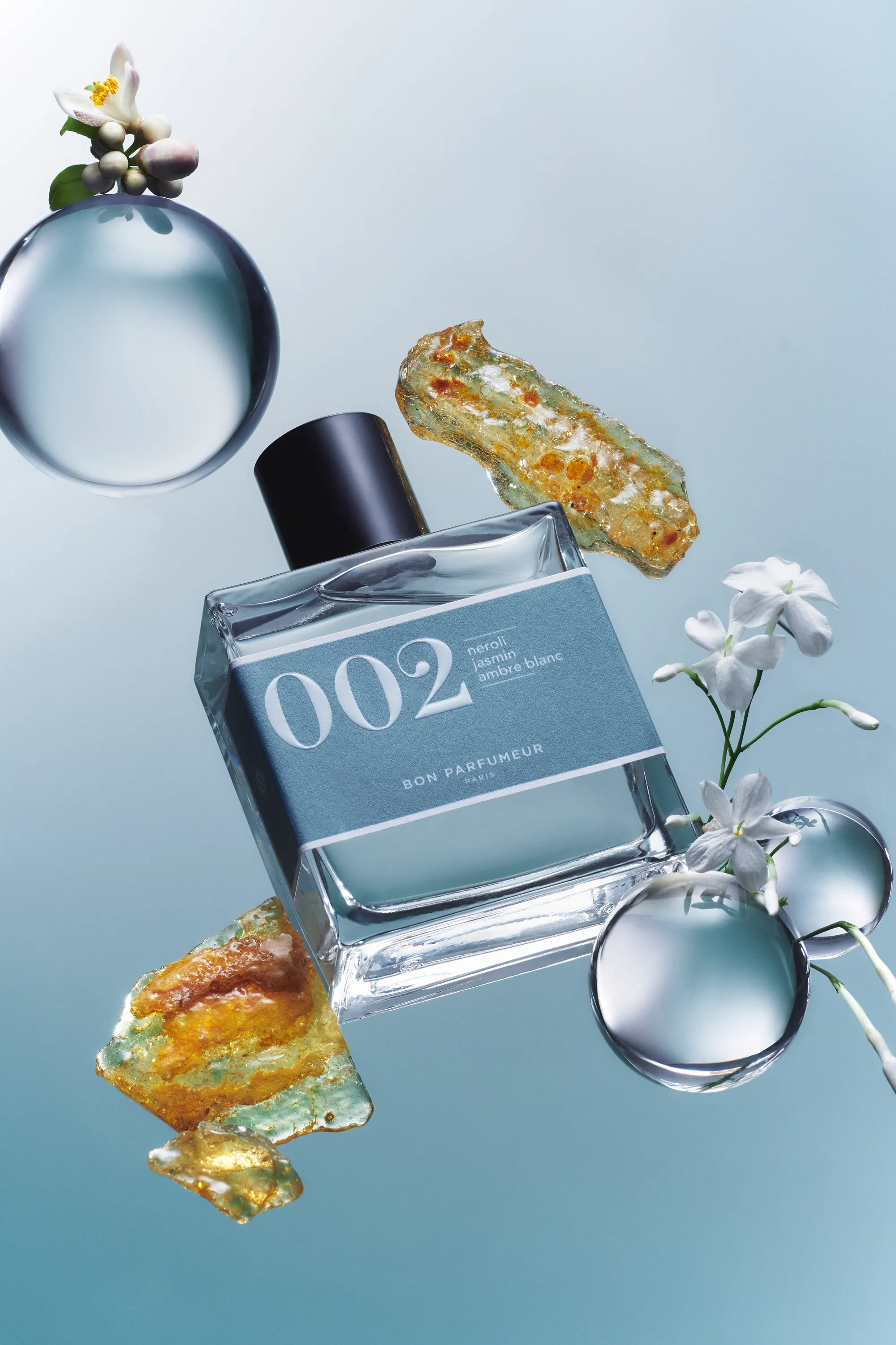 Bon Parfumeur Paris 002 Neroli jasmin ambre blanc Eau de Cologne-15 ml