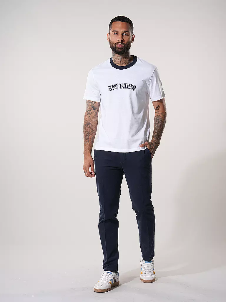 AMI PARIS T-Shirt weiss