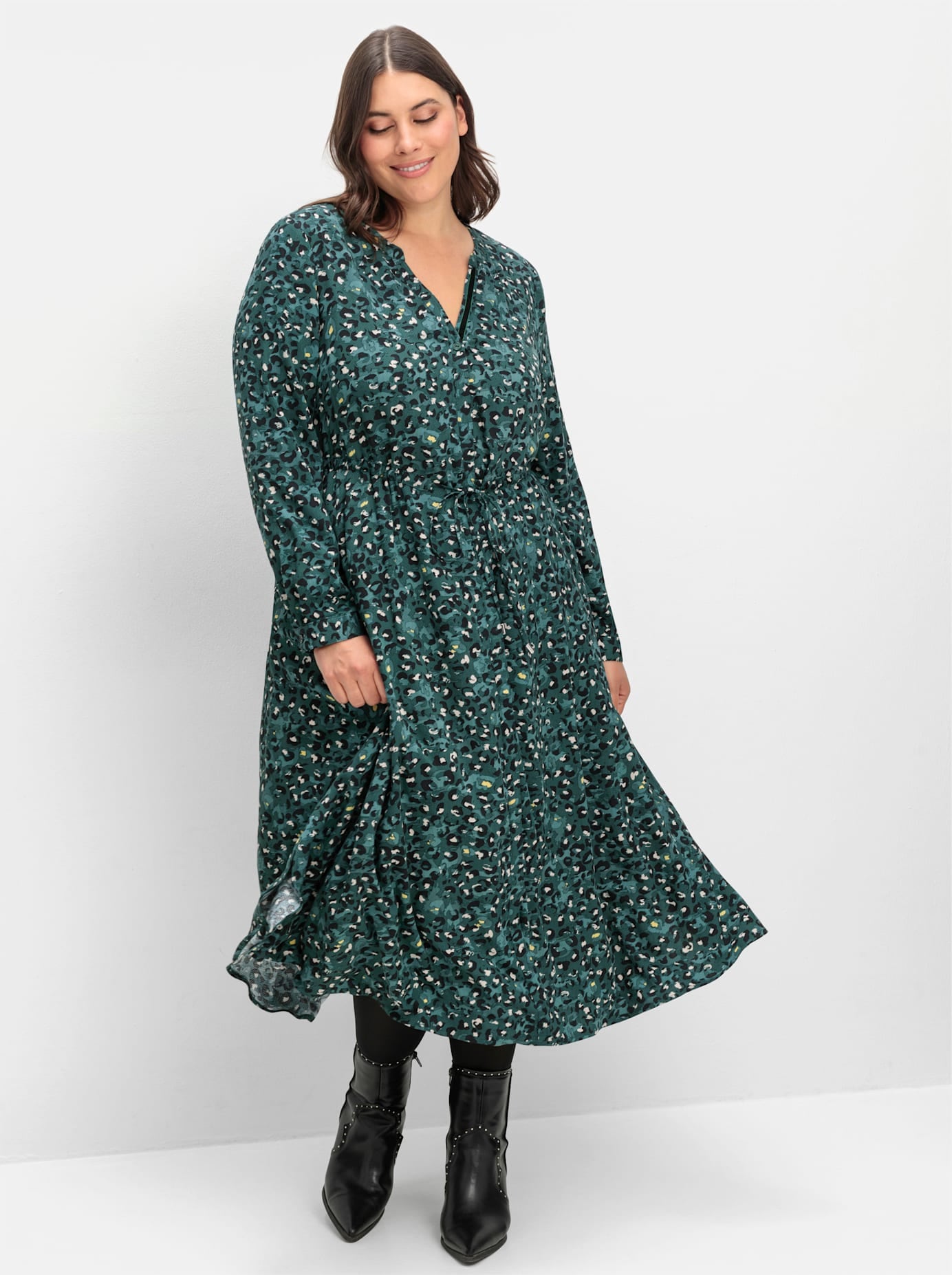 Sheego Blusenkleid »Blusenkleid« Eingrifftaschen