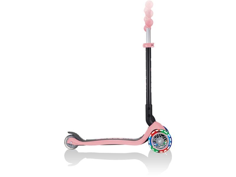 GLOBBER Scooter GO UP Foldable Plus Lights, Pastel Rosa Scooter