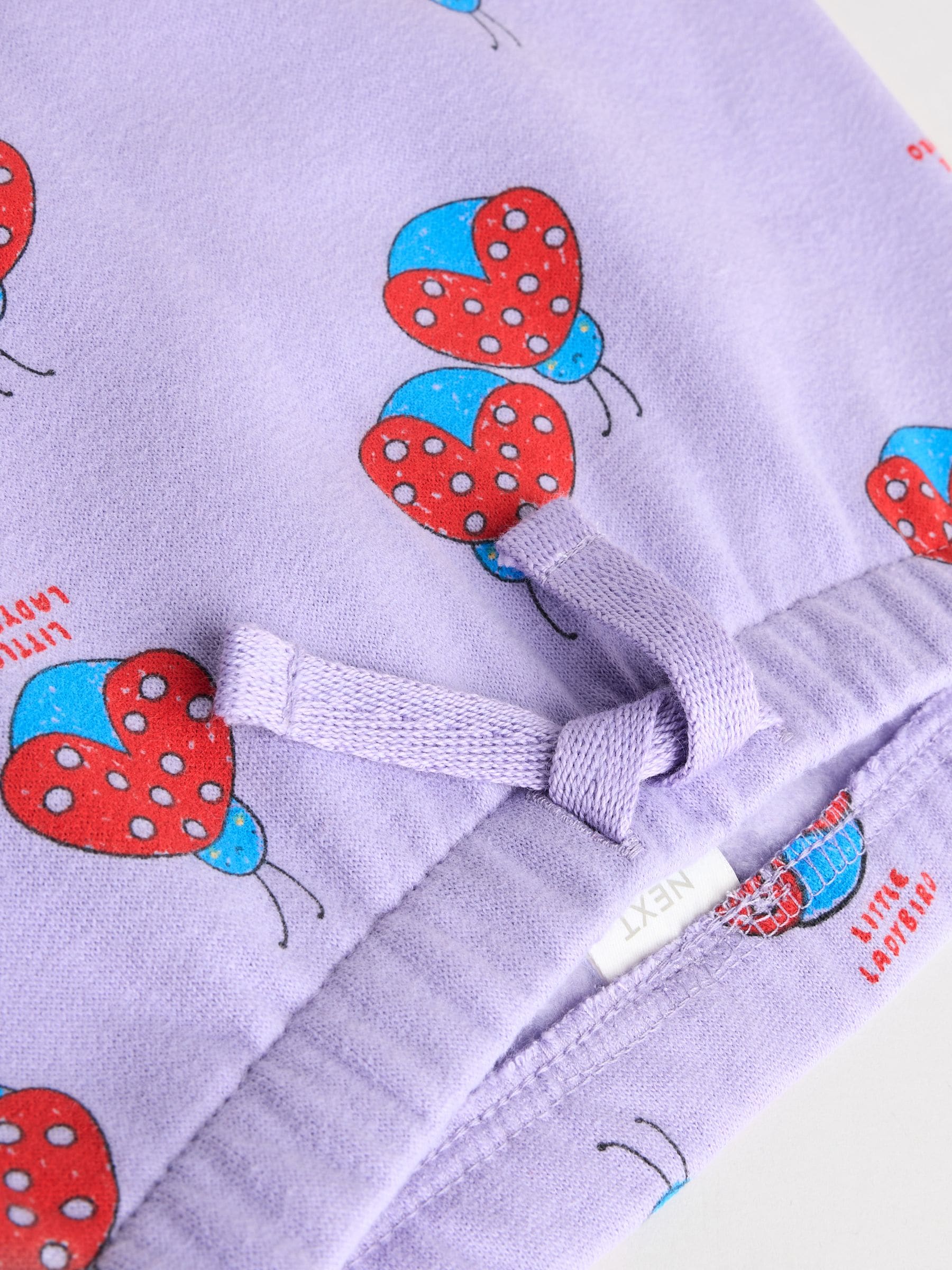 Paarse Lieveheersbeestje - Set van 2 -delige Baby Sweater en Joggingbroeken (0mnd -2jr)