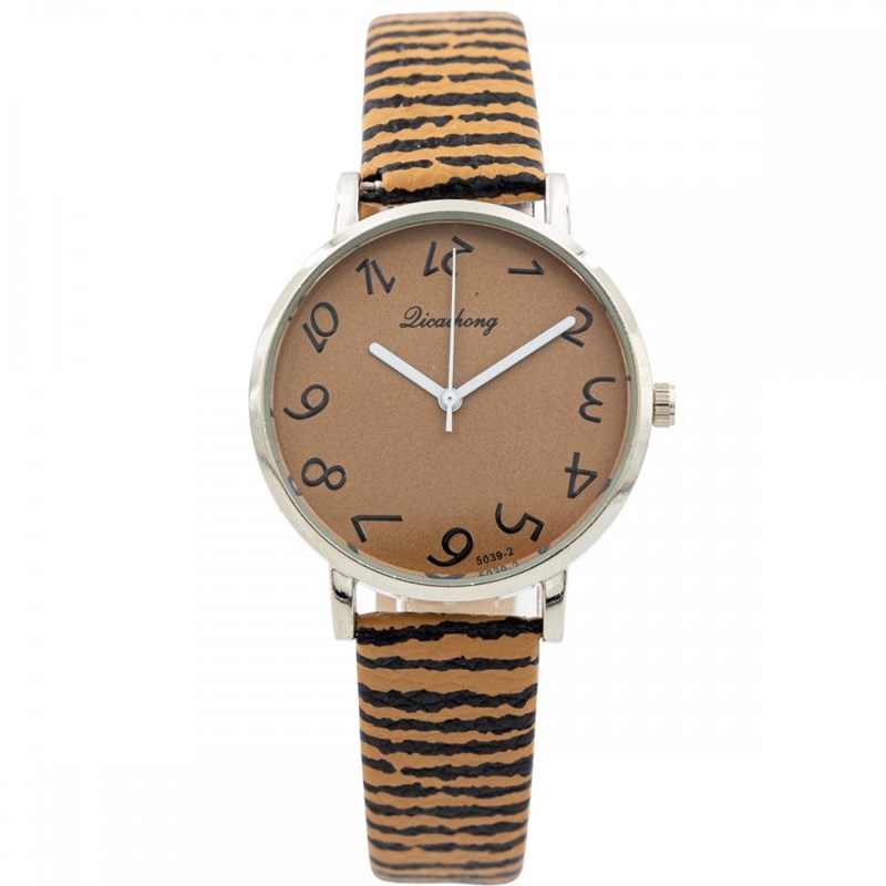 Montre Femme CHTIME bracelet Cuir Marron