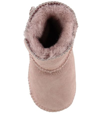 En Fant Lamm-Krabbelschuhe Mit Futter - Rosa