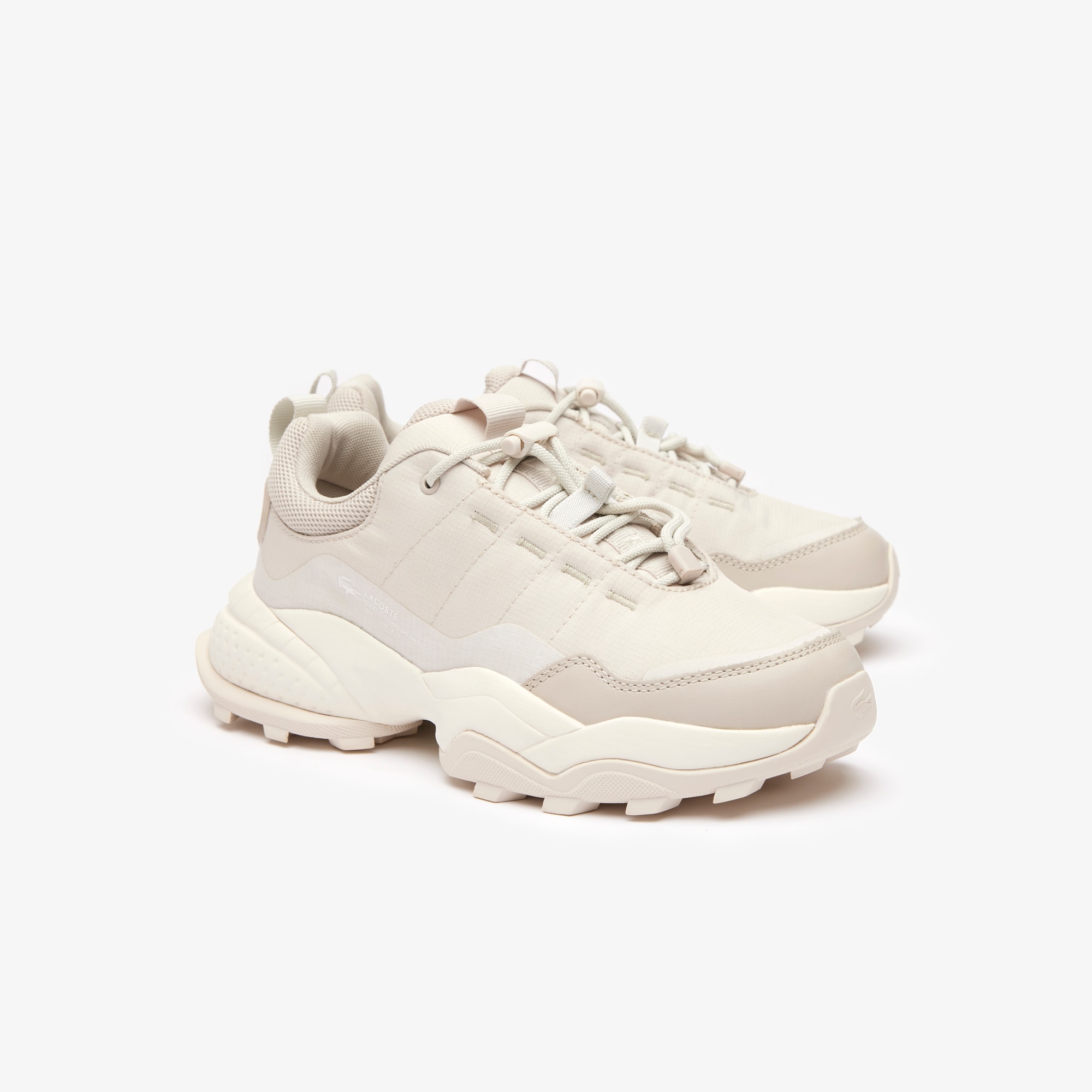 Sneaker Outdoor L-Guard Breaker CT femme en nylon ripstop Outdoor - Blanc - Lacoste - Femme