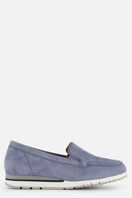 Gabor Instappers blauw Nubuck