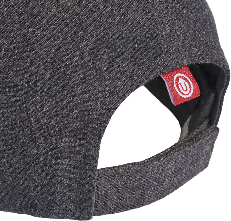 UPFRONT HAAKON Hard Low Baseball Cap Gray