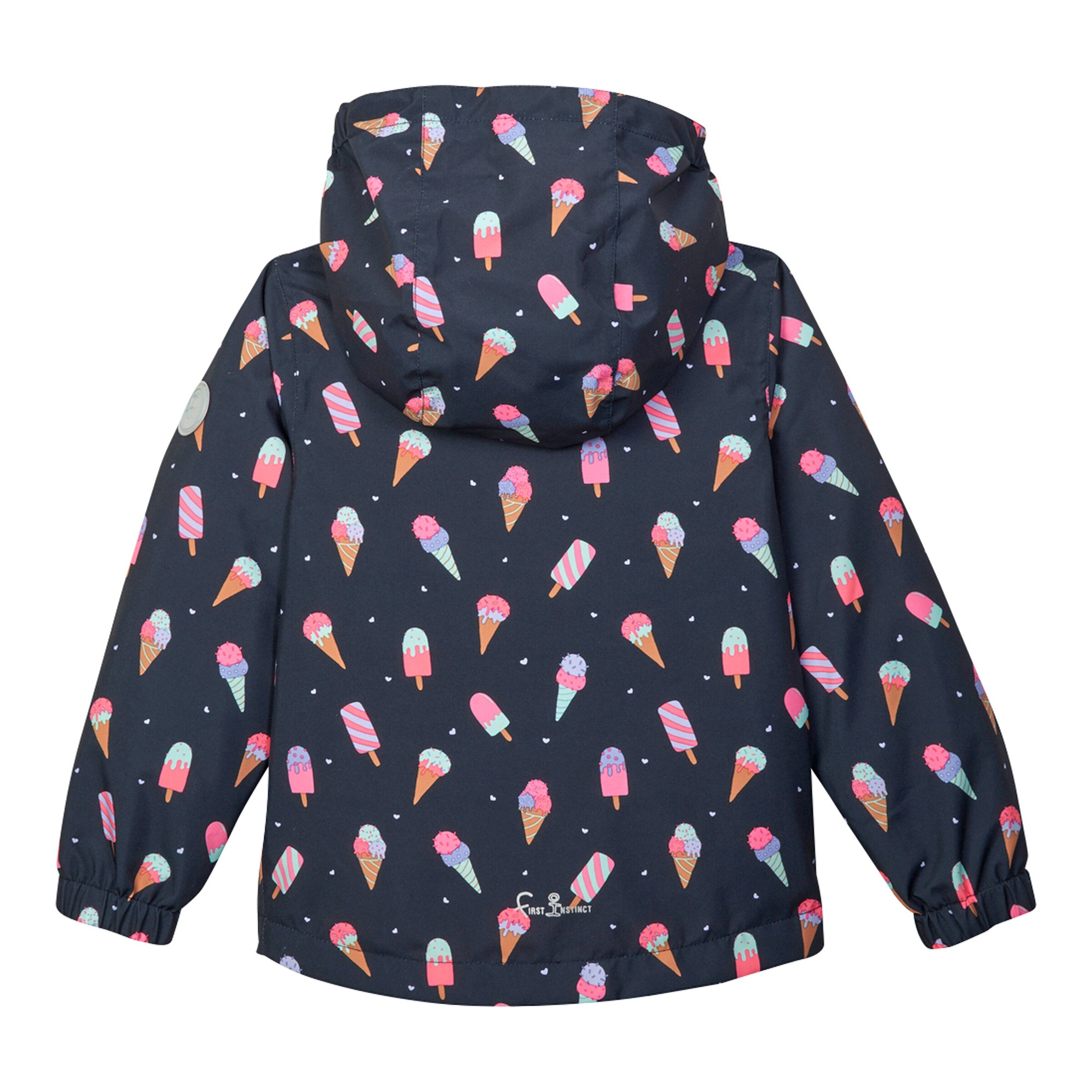 KILLTEC Regenjacke mit Kapuze Eis marine/bunt
