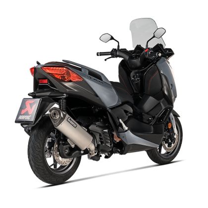 Silencieux Akrapovic Inox embout Carbone - Gris