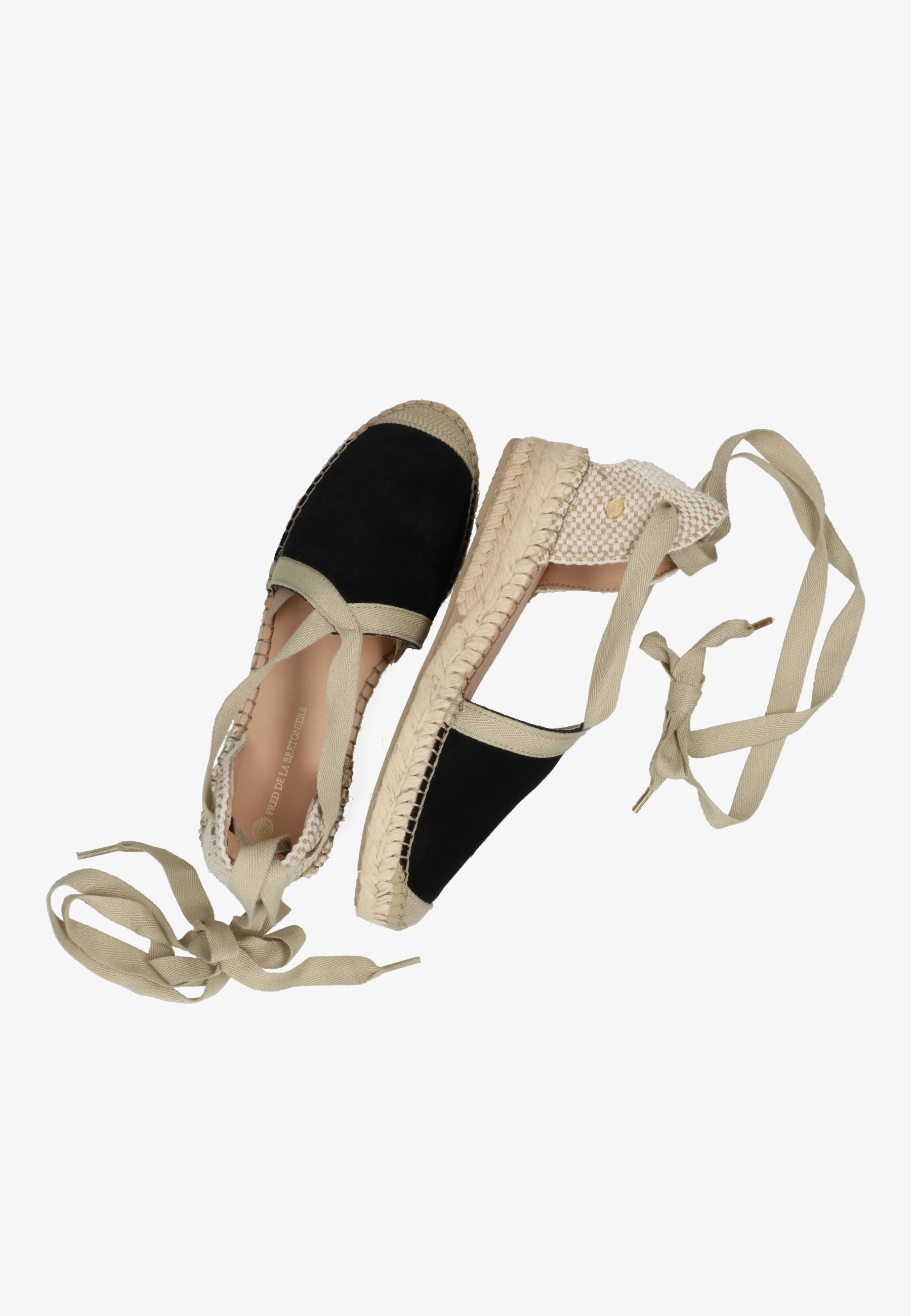 ROMI LUZ Espadrille suede Black
