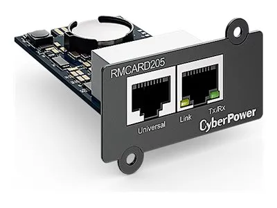 CyberPower RMCARD205 - Adapter for fjernadministration - 100Mb LAN - 100Base-TX - for Smart App Professional Rackmount Series PR3000; Smart App Sinewave PR1000