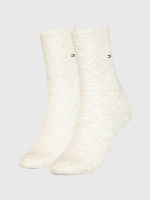 Pacote com 2 pares de meias clássicas de bolinhas