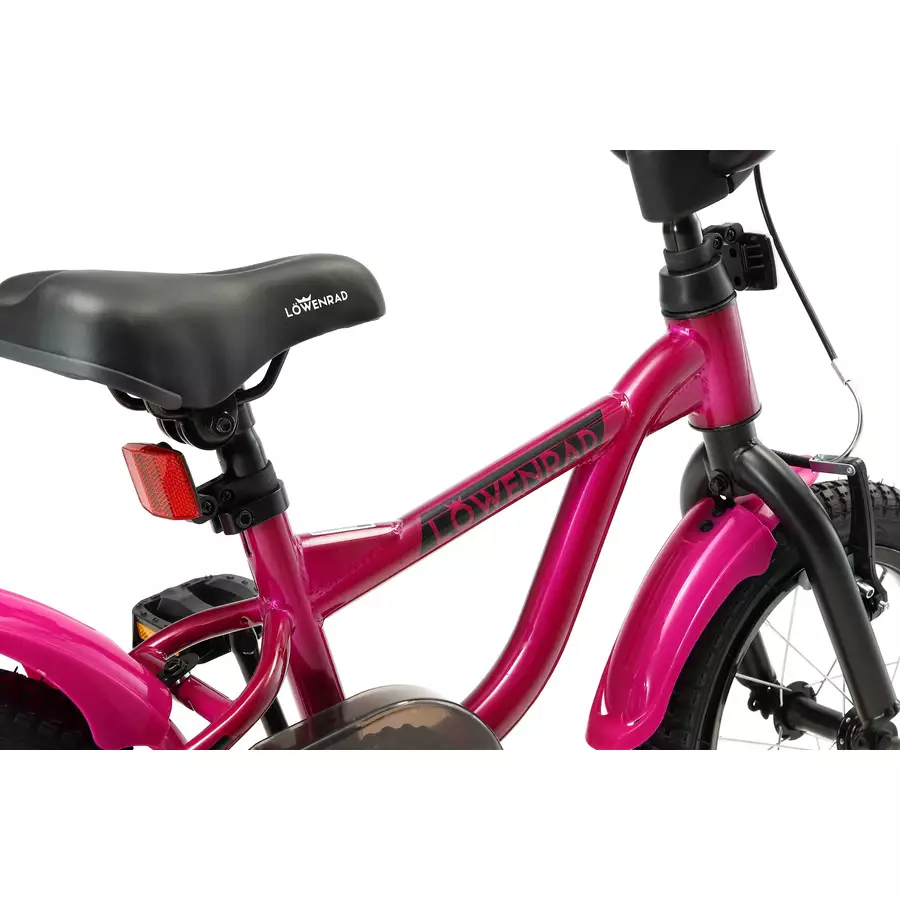 Löwenrad Kinderrad 14 Zoll LR Classic berry