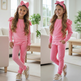 Angel bow set - roze