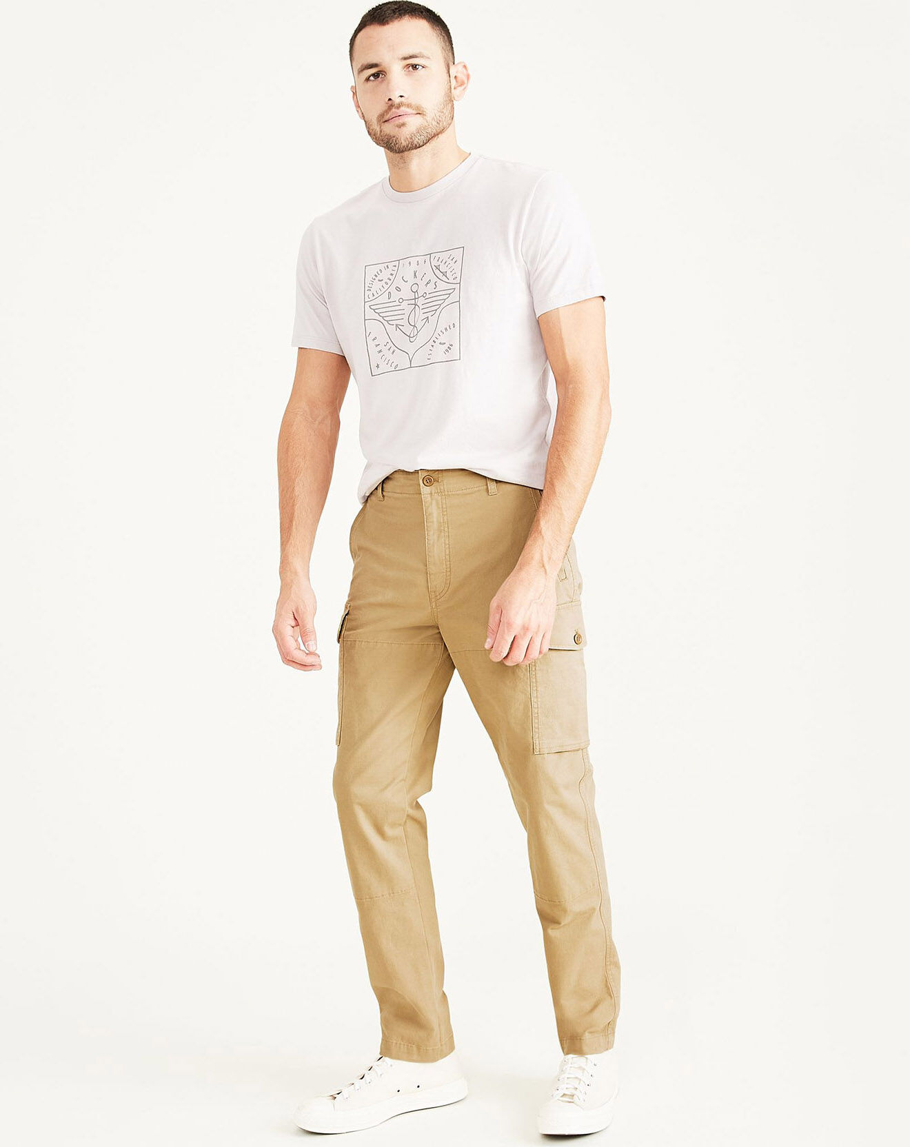 Dockers Pantalon Cargo beige foncé