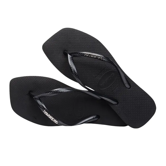 Havaianas Square Logo Metallic Teenslippers Dames