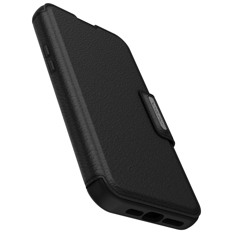 iPhone 15 Pro Max MagSafe Book Cover Tasche Strada Folio Series (77-93568) - Schwarz