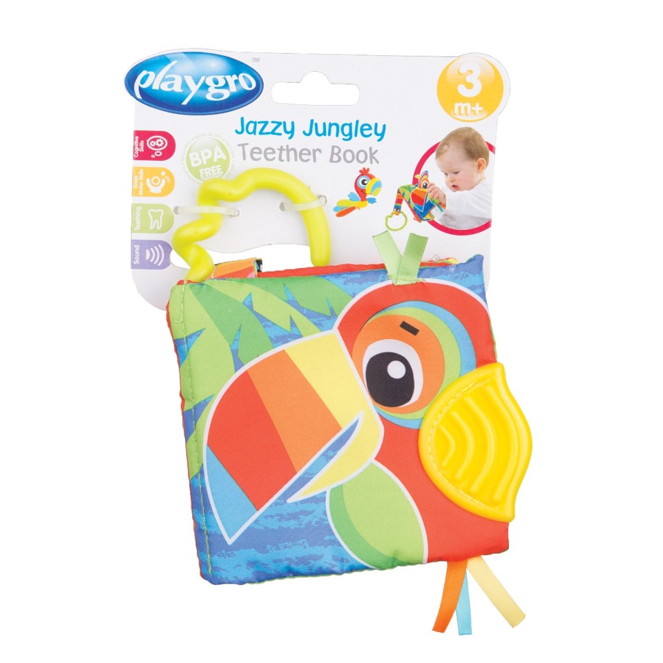 Playgro - Jungle bidebog m/ophæng