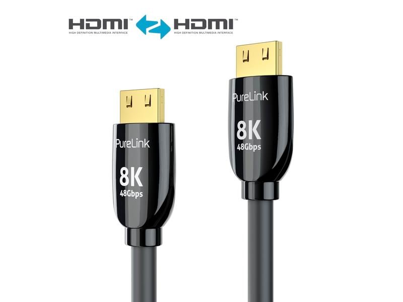 PureLink Kabel 8K High Speed HDMI - HDMI, 1 m Premium 8K High Speed HDMI Kabel mit Ethernet Kanal