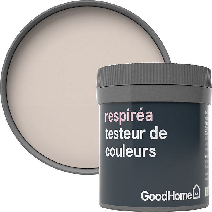 Testeur peinture Respiréa GoodHome gris Huntington satin 50ml