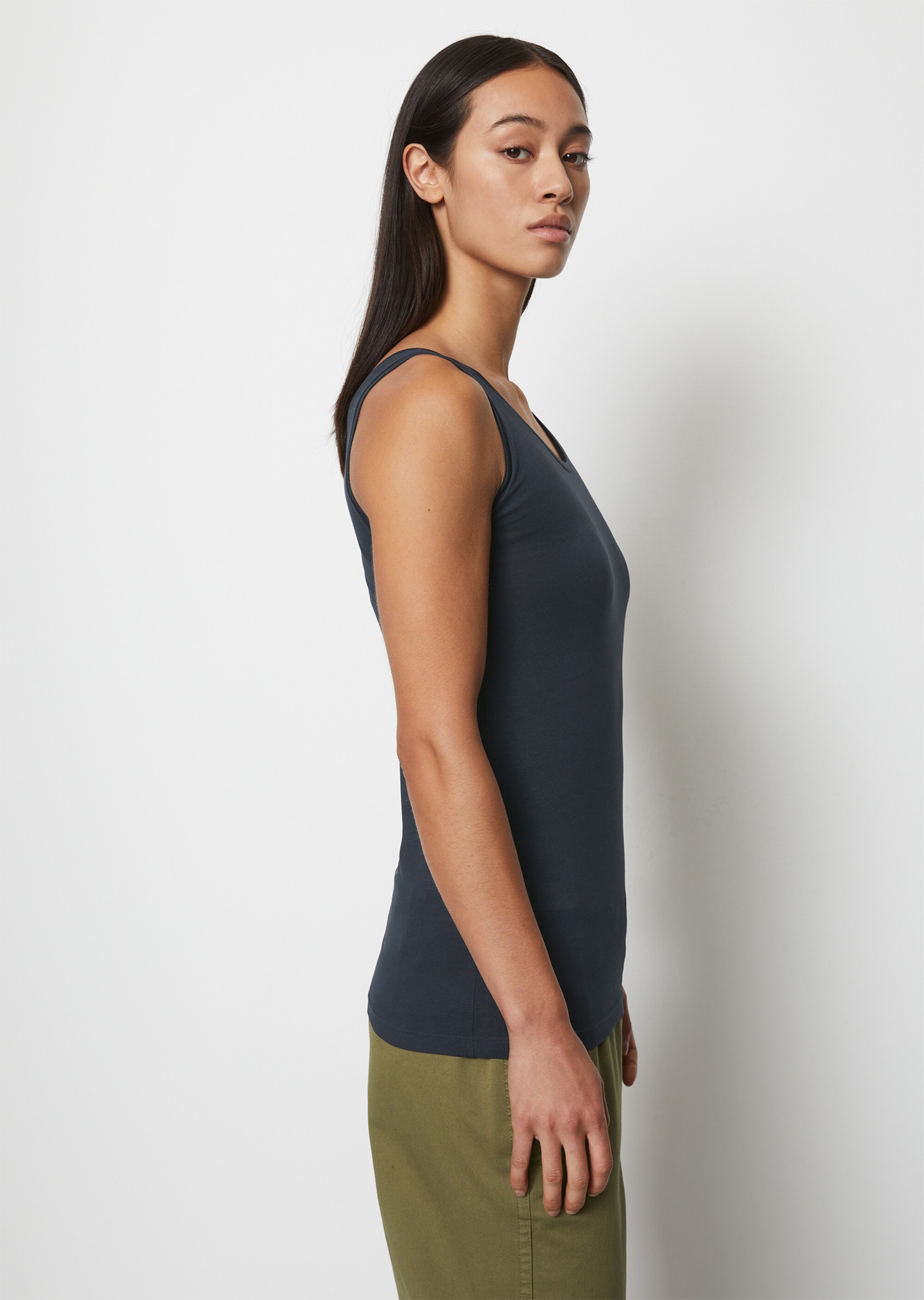 Tanktop regularaus stretchigem Organic Cotton Jersey