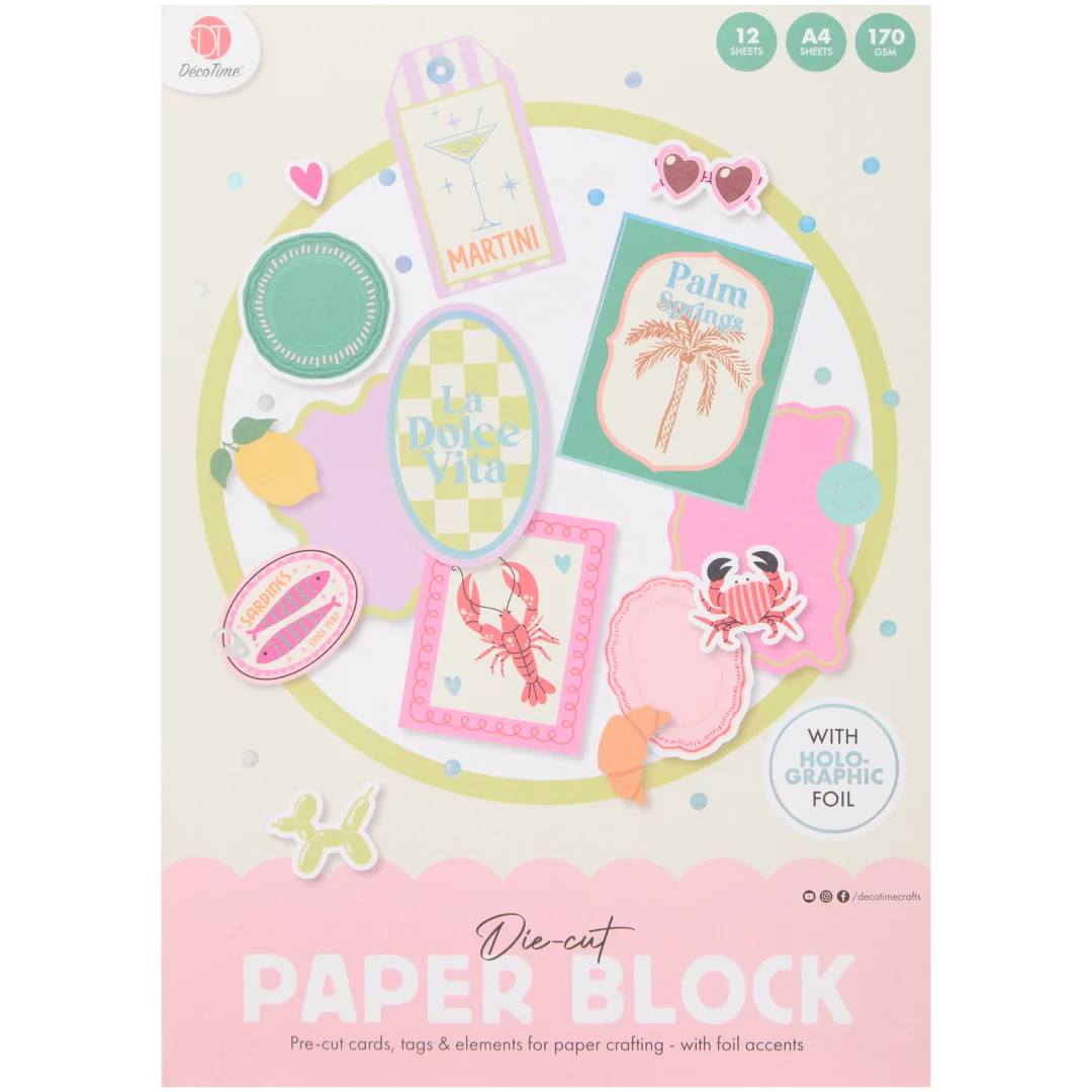 Bloc de papier créatif DécoTime