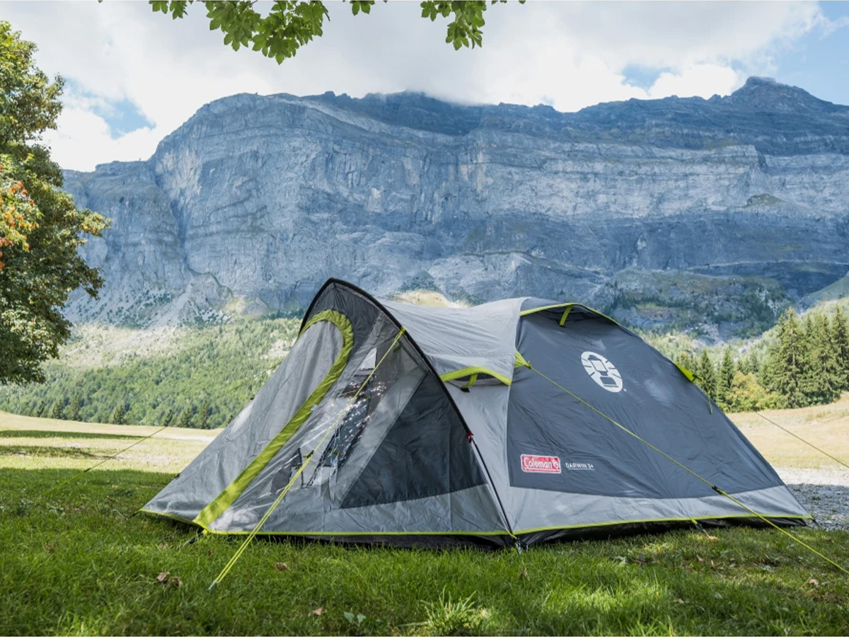 Coleman Darwin 3 Plus Grey koepeltent