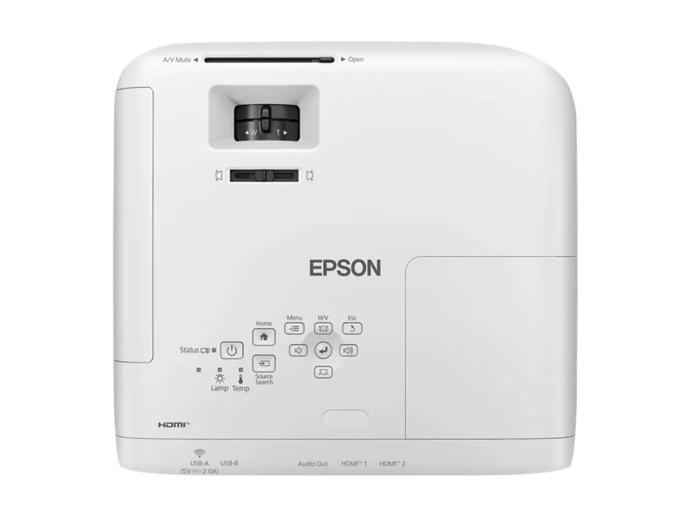 Epson EH-TW840 - 3LCD-projektor - bærbar - 4000 lumen (hvid) - 4000 lumen (farve) - Full HD (1920 x 1080) - 16:9 - 1080p - hvid