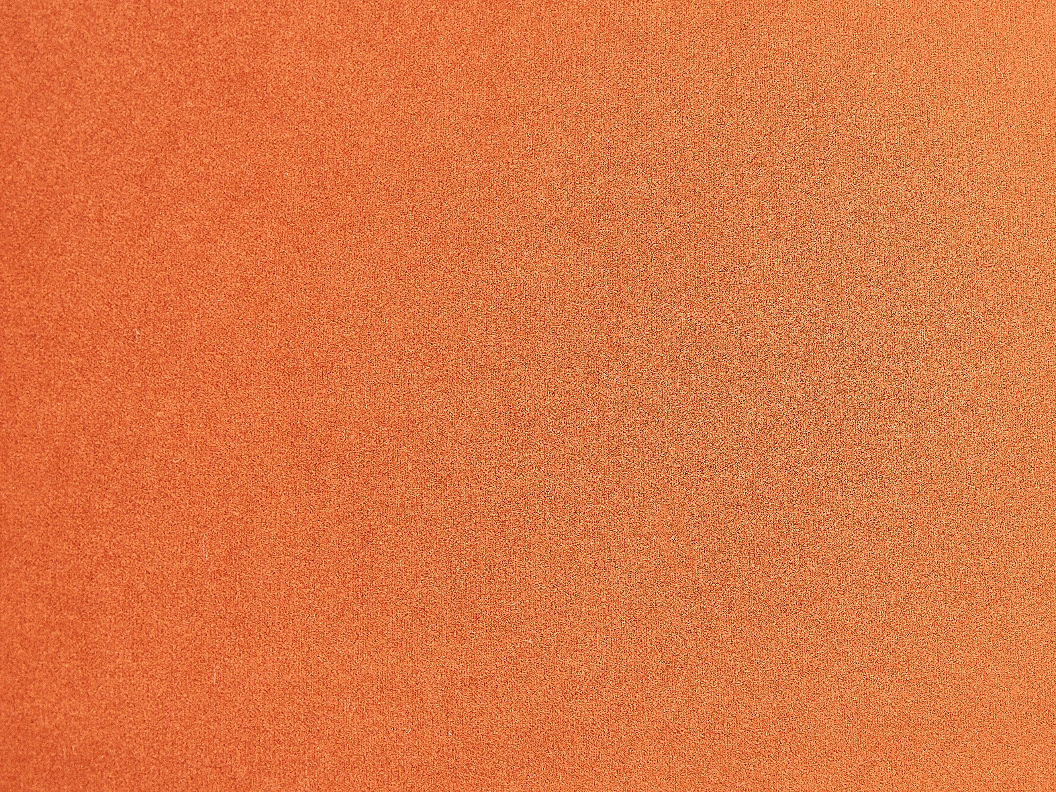 Rechtszijdige chaise longue LE CRAU Fluweel Oranje