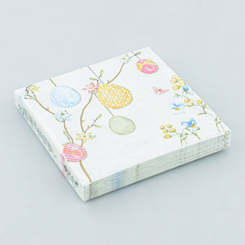 Lot de 20 serviettes arbre de Pâques