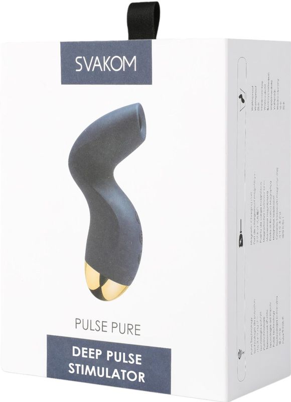 Svakom - Pulse Pure Blue - Diep Zuig Stimulator - Siliconen