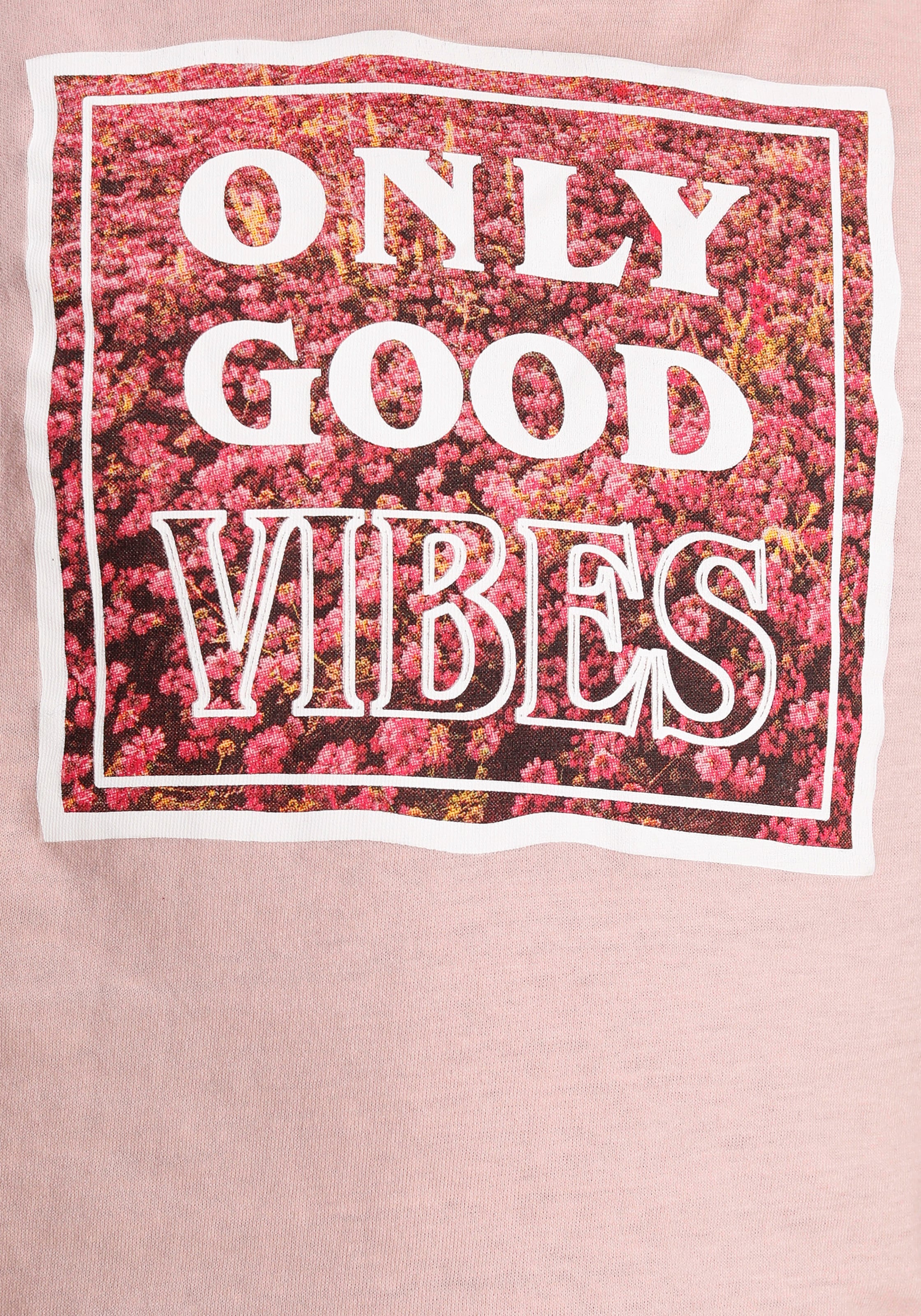 KIDSWORLD T-Shirt »ONLY GOOD VIBES - Druck«, Kurzarm,  gerade Passform,  mit peppigen Statements und Sprüchen