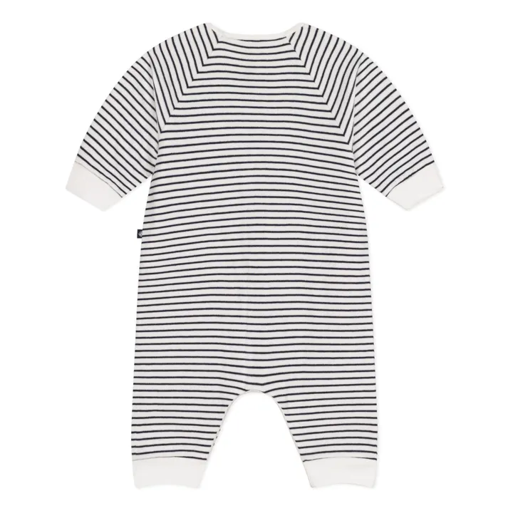 Petit Bateau Combinaison Magune Tubique | Bleu marine