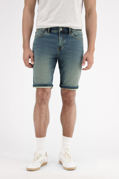 Lerros blauwe heren korte broek