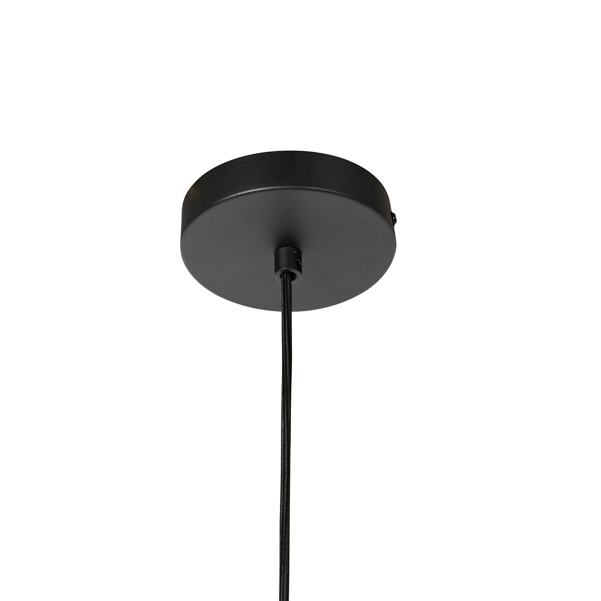 Industriële hanglamp zwart 8-lichts - Sydney