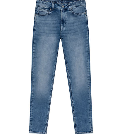 Indian Blue Jeans Jeans - TapeRød Fit - Damaged Light Denim