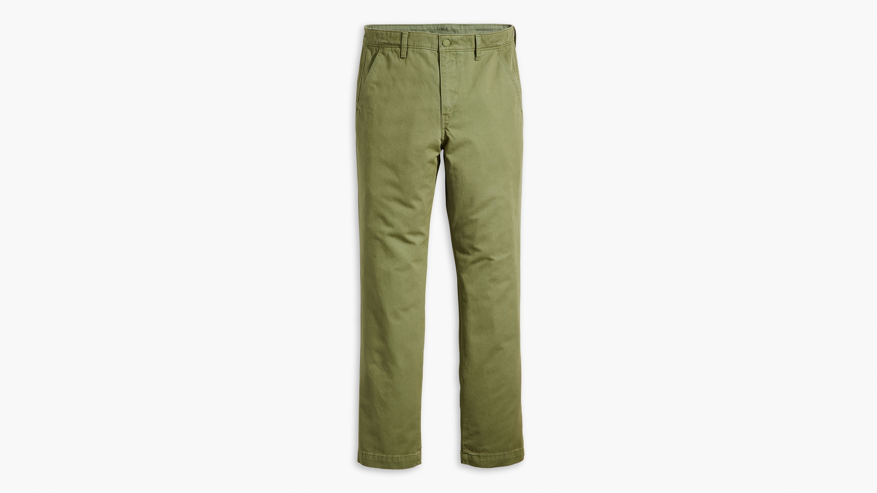 Pantalon XX Chino Authentic Straight - Four Leaf Clover Soft Garment Dye - Vert
