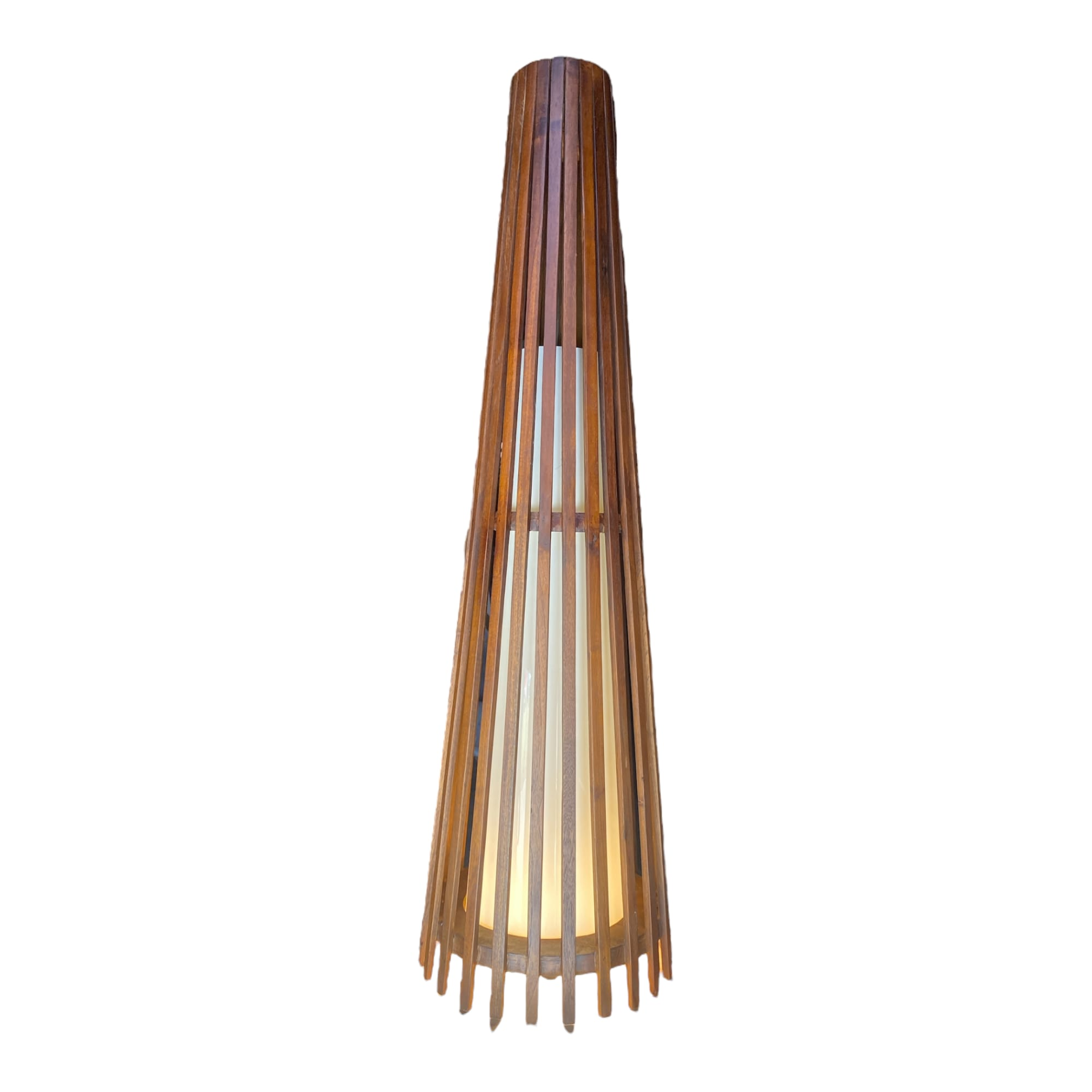 Interieurdirekt – Vloerlamp Anto – Teakhout – 120cm – Walnoot