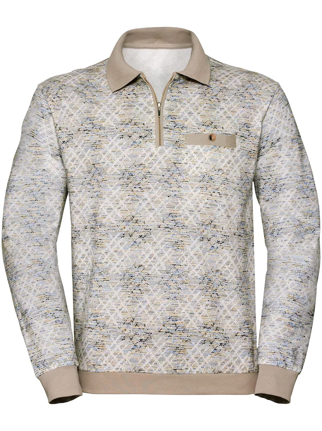 Marco Donati Poloshirt »Langarm-Poloshirt«, 1 Stk.