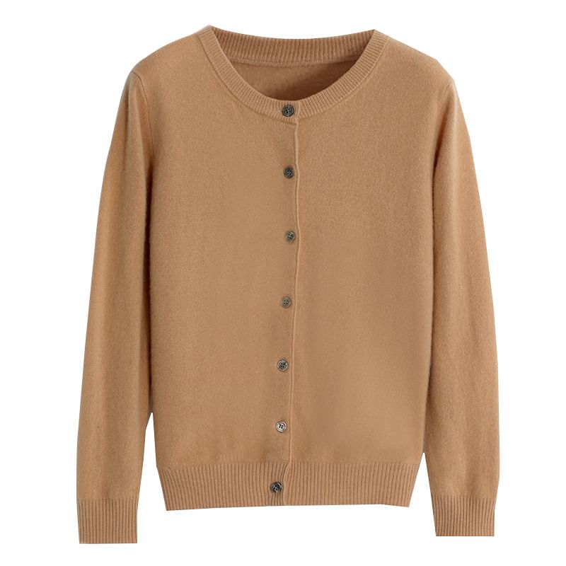 Weelop - Effen Cardigan met Ronde Hals