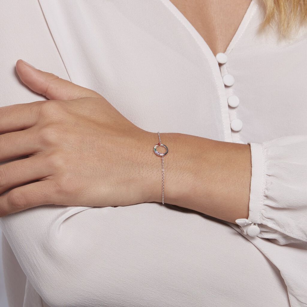 Bracelet Argent Giustino Oxydes De Zirconium