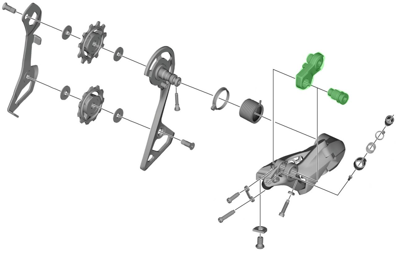 Shimano Achseinheit für RD-R8000 Schaltwerk-Halter kaufen | Bike-Discount