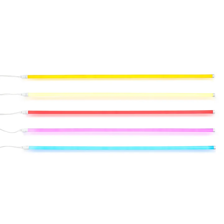 HAY - Neon LED-Leuchtstab, Ø 2,5 x 150 cm, eisblau