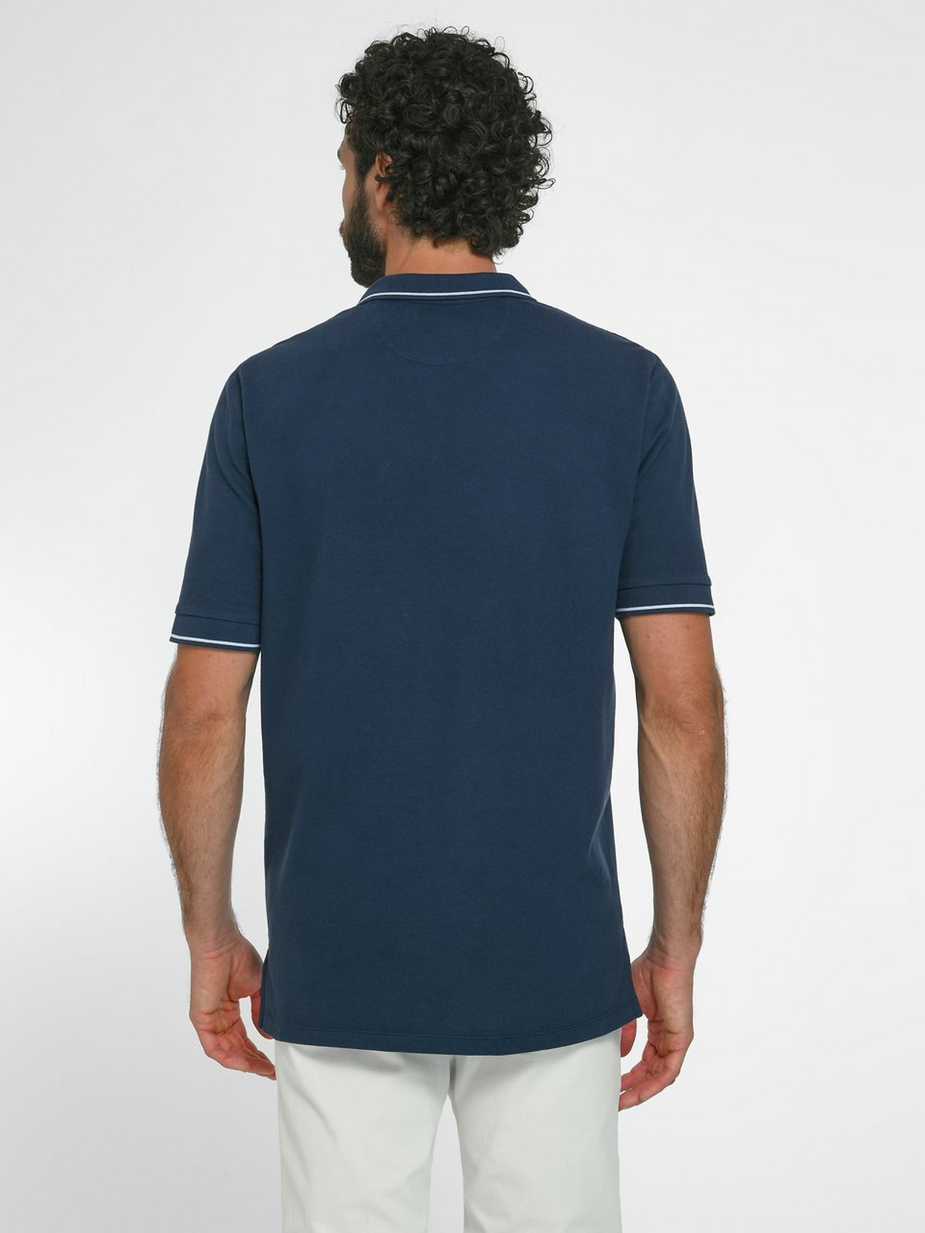 Piqué-Polo-Shirt mit 1/2-Arm