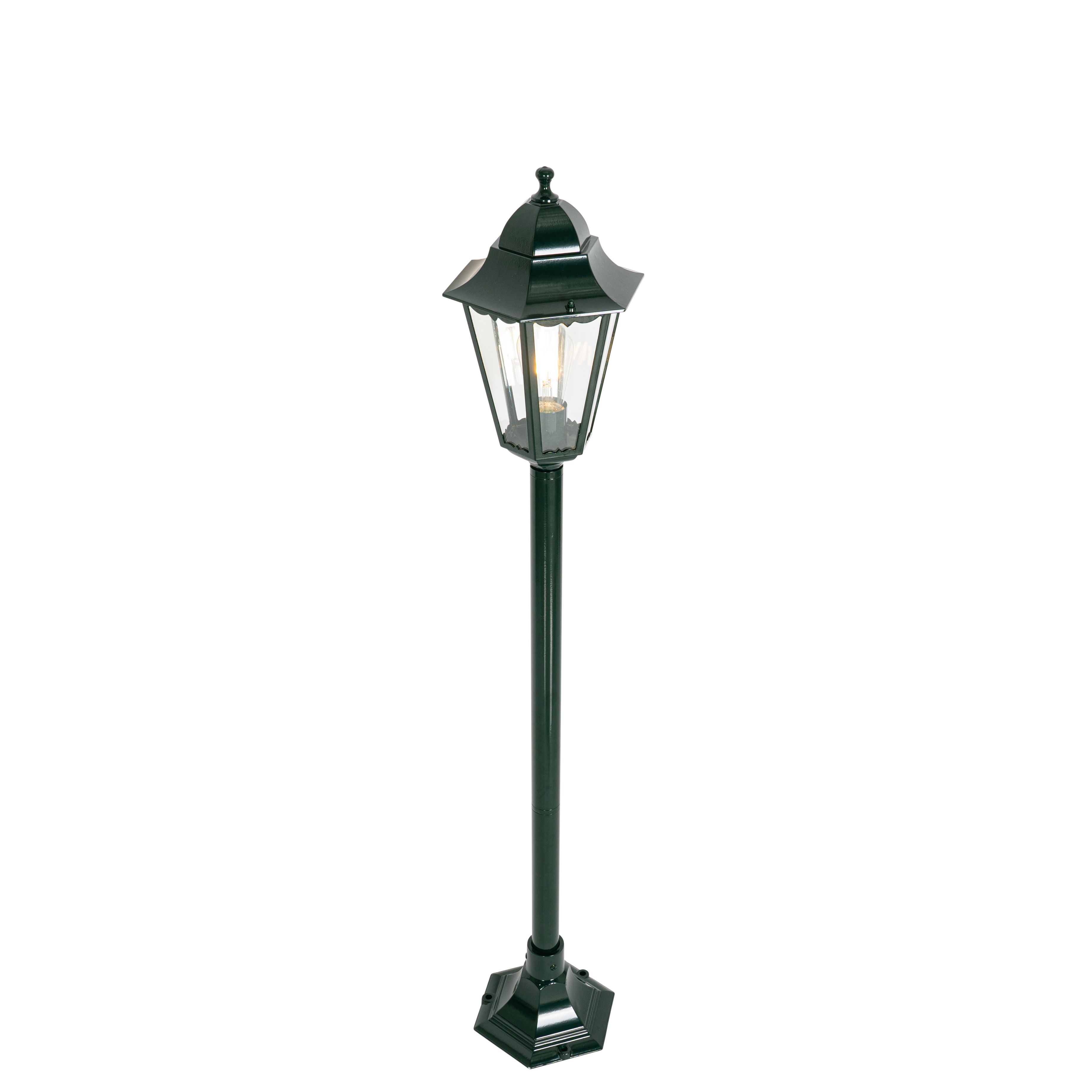 Klassieke staande buitenlamp donker groen 125 cm IP44 - New Orleans