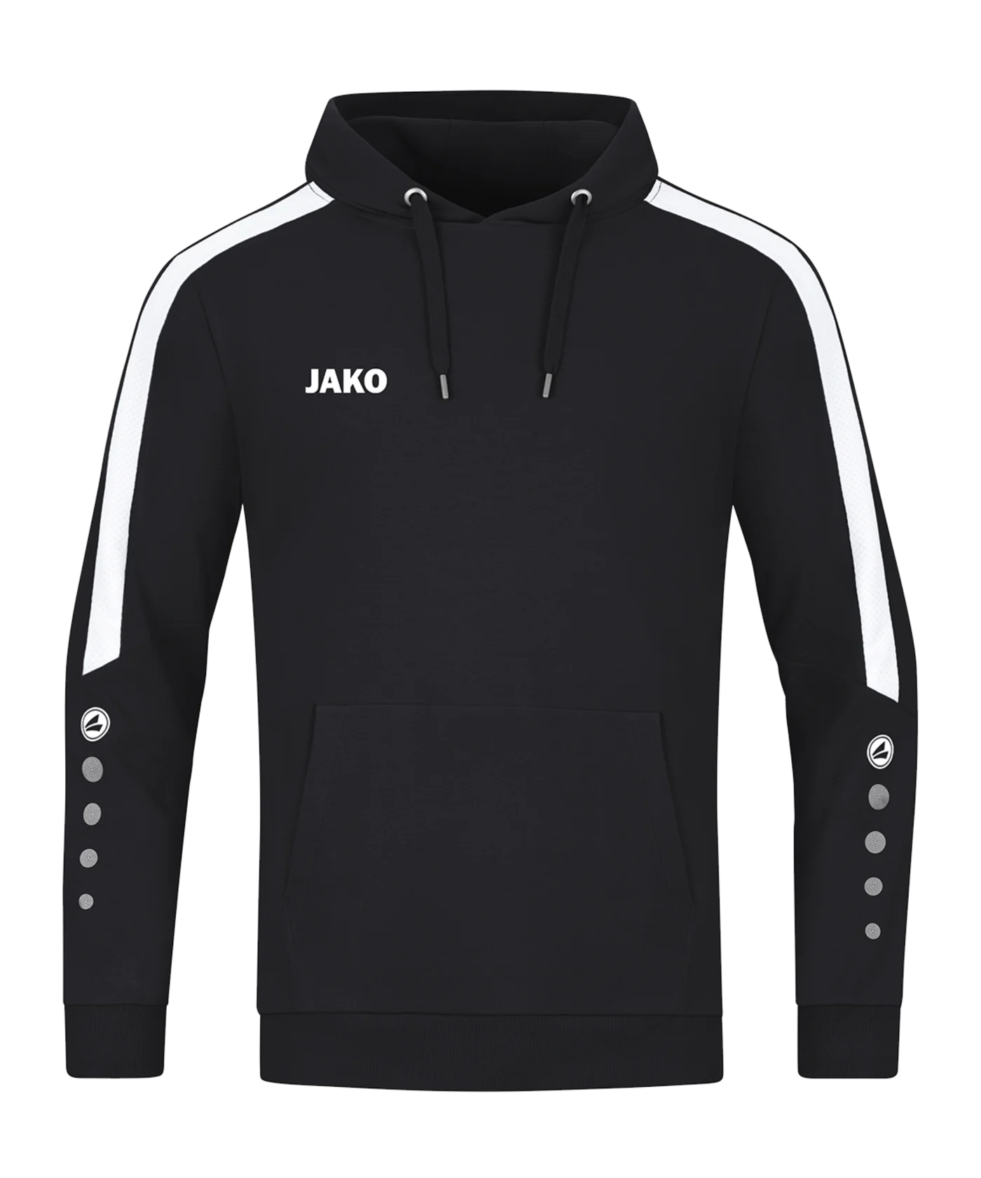JAKO Power Hoody Schwarz Weiss F800