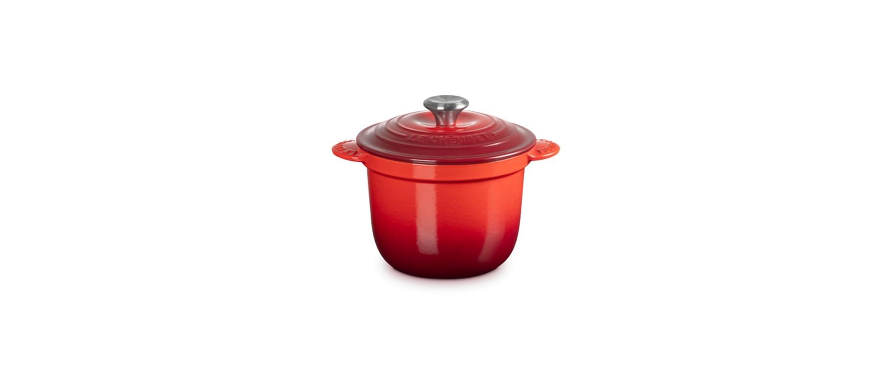 Bräter Cocotte Every Ø 18 cm, Kirschrot<br>Bratentopf aus Gusseisen mit Poterie-Deckel